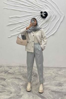 کت دو جیب پاکتی لمزور چهارخانه