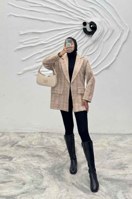 پالتو آستردار لمزور آبرنگی تلما