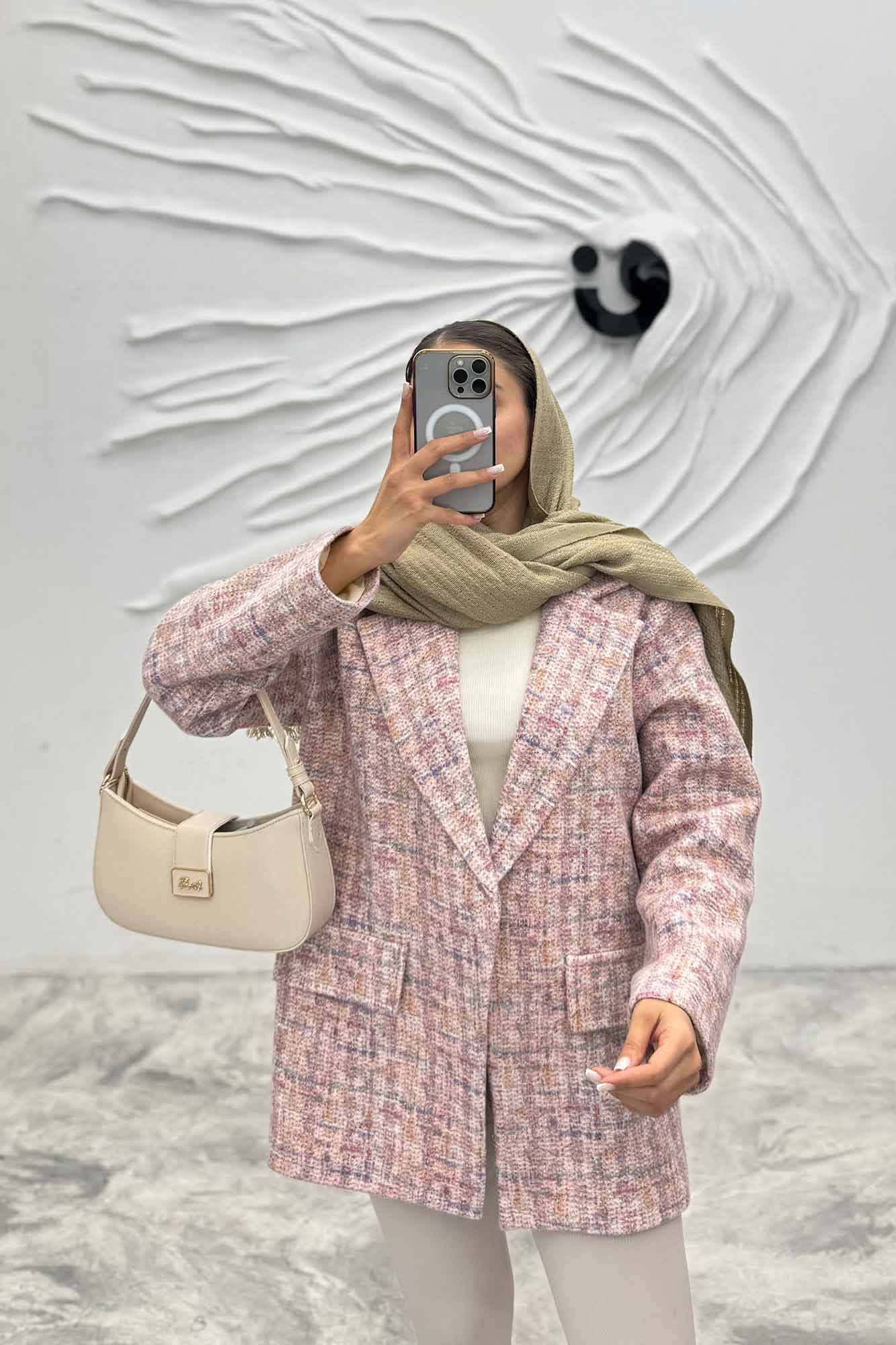 پالتو آستردار لمزور آبرنگی تلما