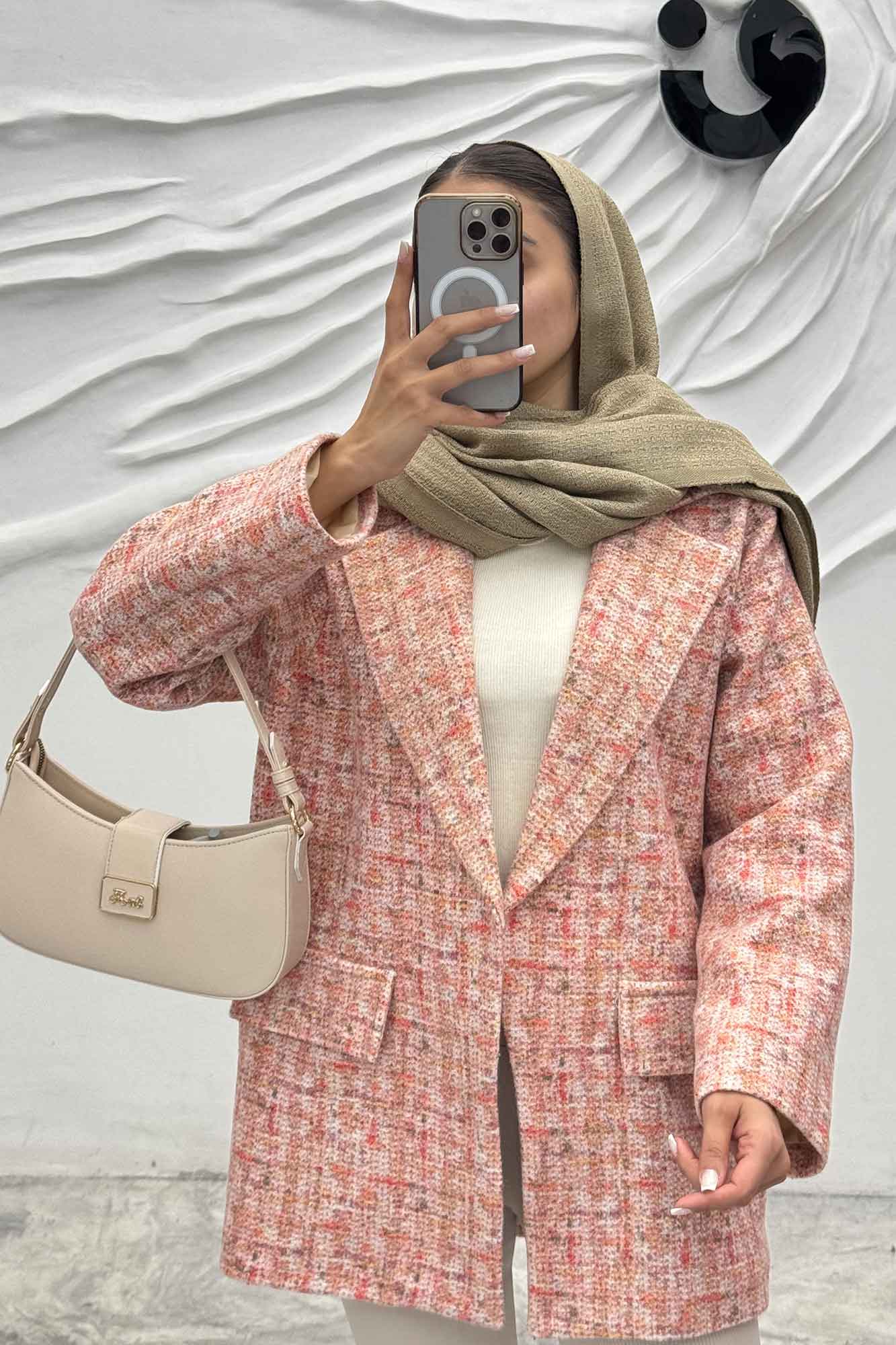 پالتو آستردار لمزور آبرنگی تلما