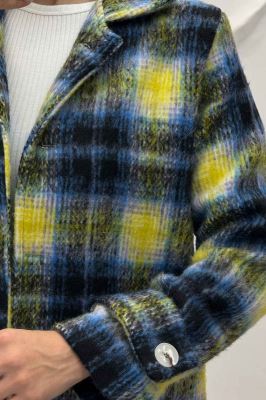 کت پشمی طرح دار R