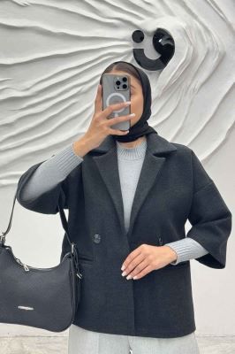 کت آستین سه رب فوتر جناقی دو دکمه