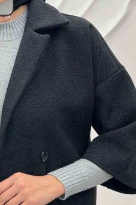 کت آستین سه رب فوتر جناقی دو دکمه