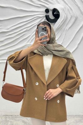 کت آستین سگک دار فوتر جناقی