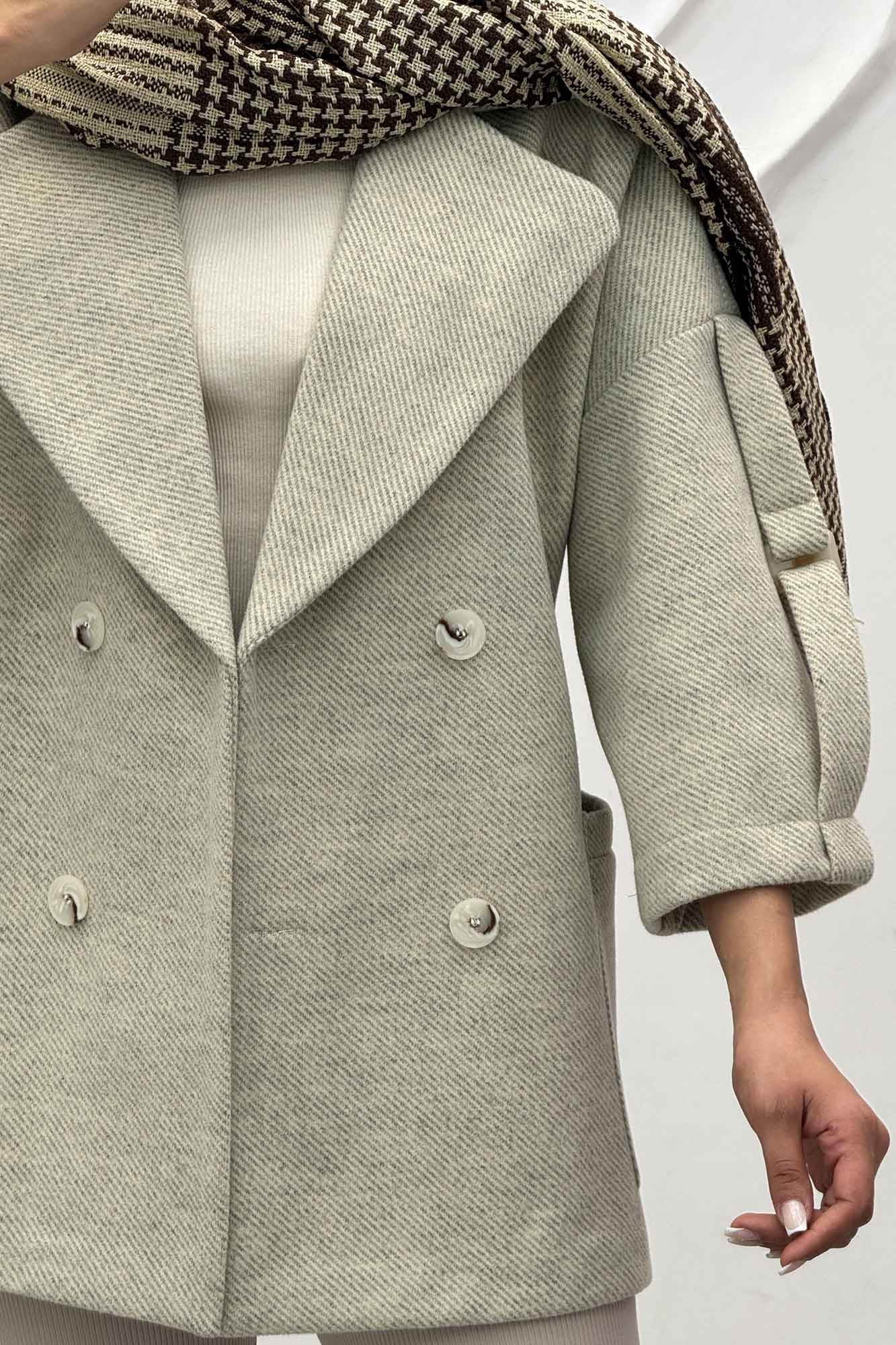 کت آستین سگک دار فوتر جناقی