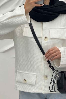 کت چهار در جیب فیتیله زنبوری ملکا