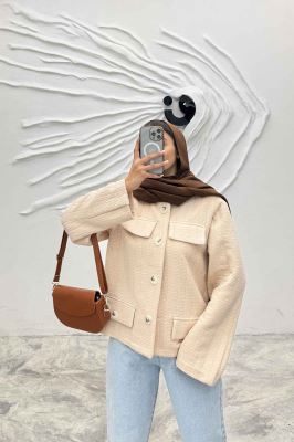 کت چهار در جیب فیتیله زنبوری ملکا