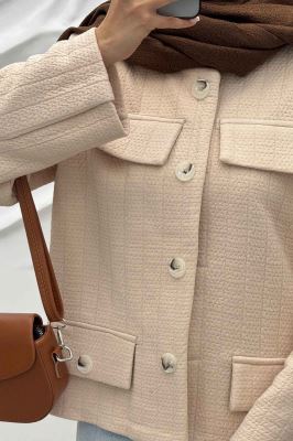 کت چهار در جیب فیتیله زنبوری ملکا