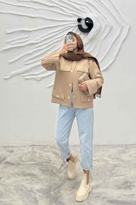 کت چهار در جیب فیتیله زنبوری ملکا