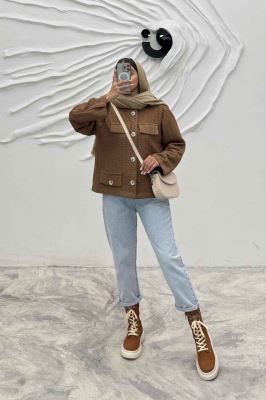 کت چهار در جیب فیتیله زنبوری ملکا