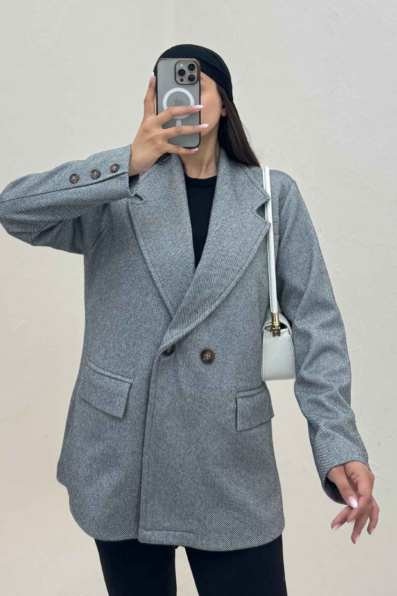 کت فوتر کجراه آستردار زمرد