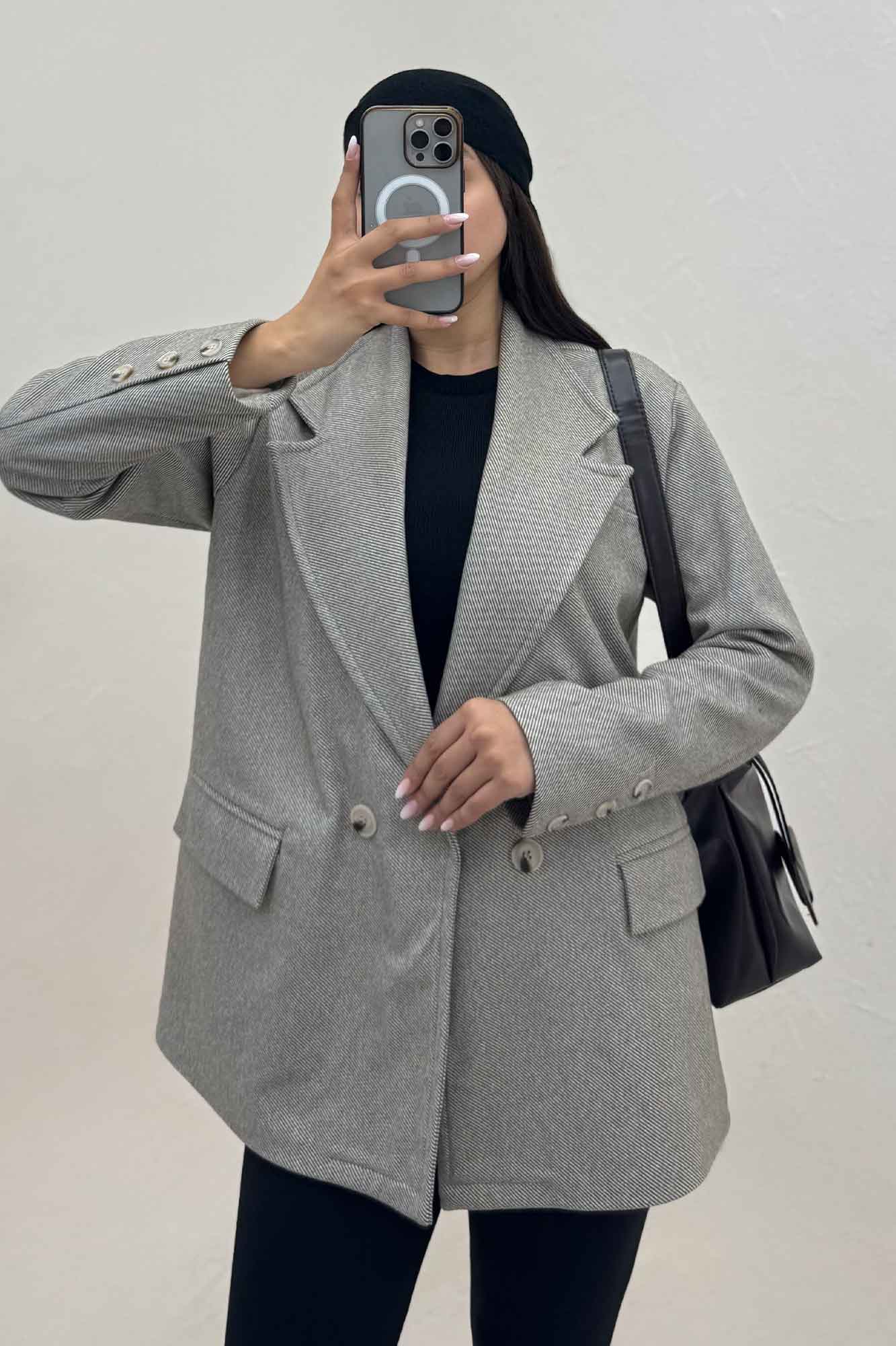 کت فوتر کجراه آستردار زمرد