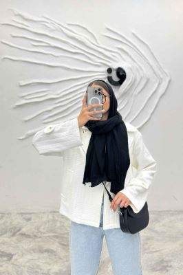 کت کوتاه مینیمال فیتیله زنبوری