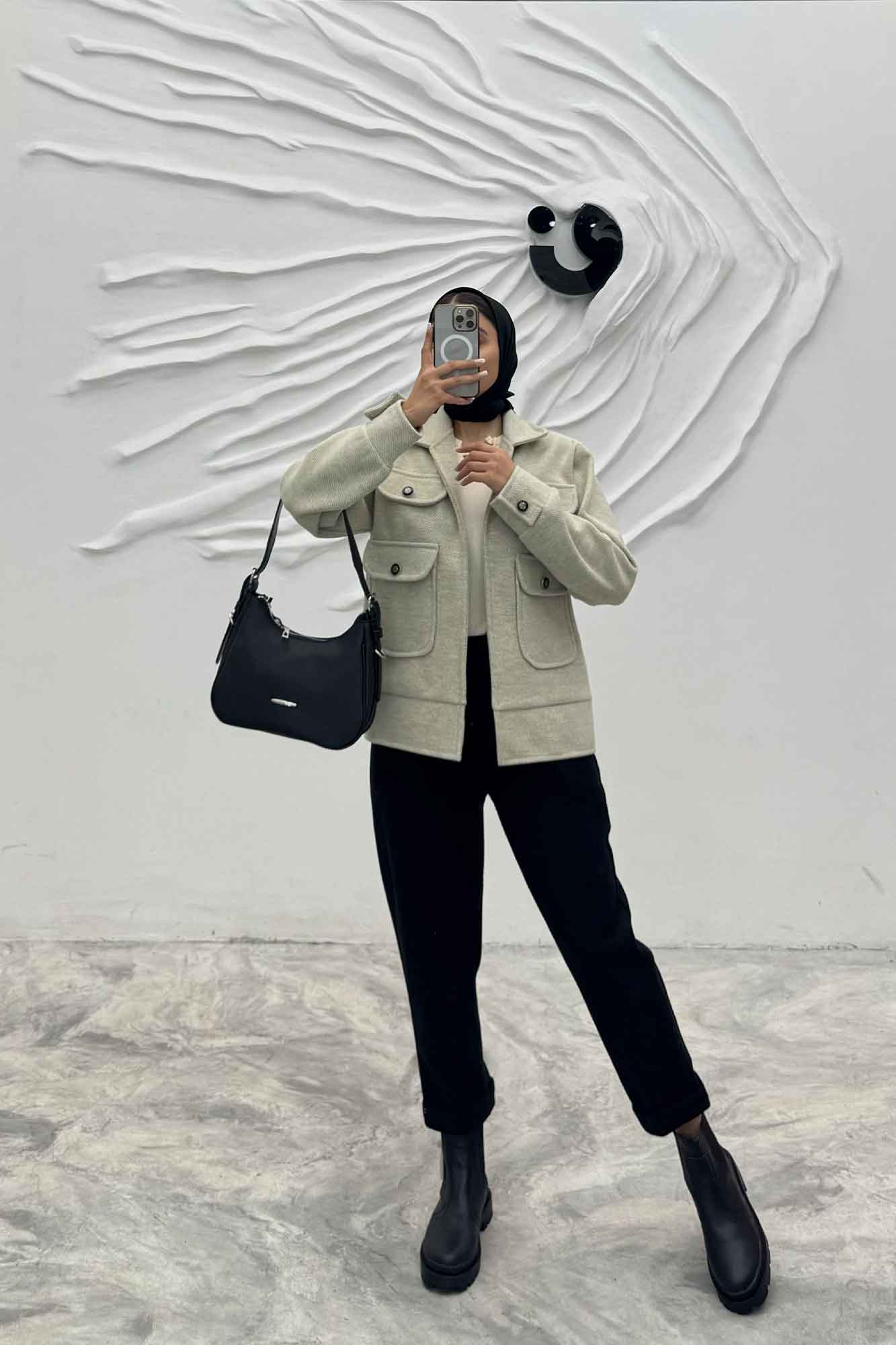 شکت زنانه فوتر جناقی چهار جیب