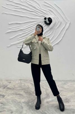 شکت زنانه فوتر جناقی چهار جیب