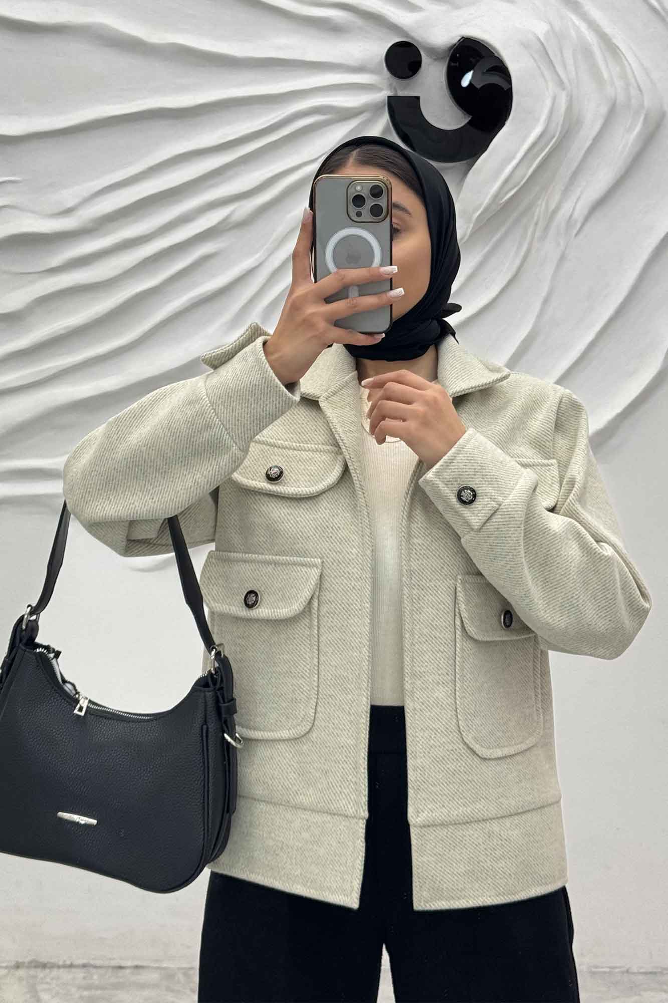 شکت زنانه فوتر جناقی چهار جیب