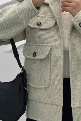 شکت زنانه فوتر جناقی چهار جیب