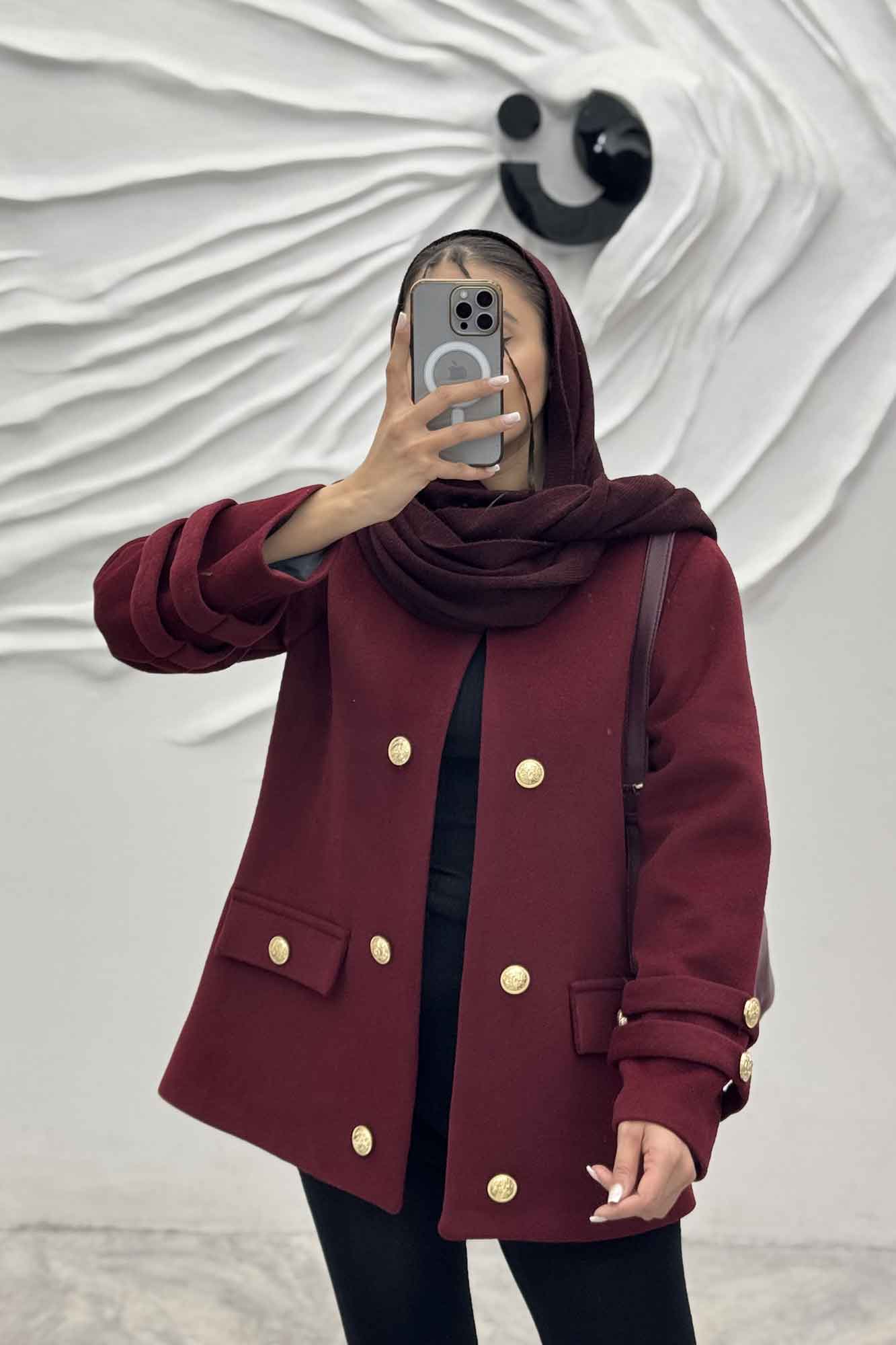 کت فوتر آستر دار آستین طنابی