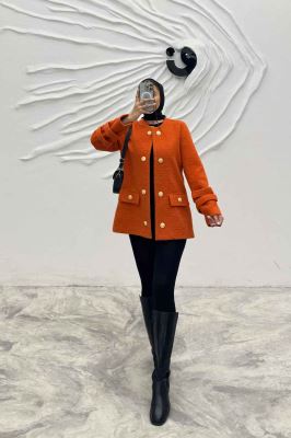 کت فوتر آستر دار آستین طنابی