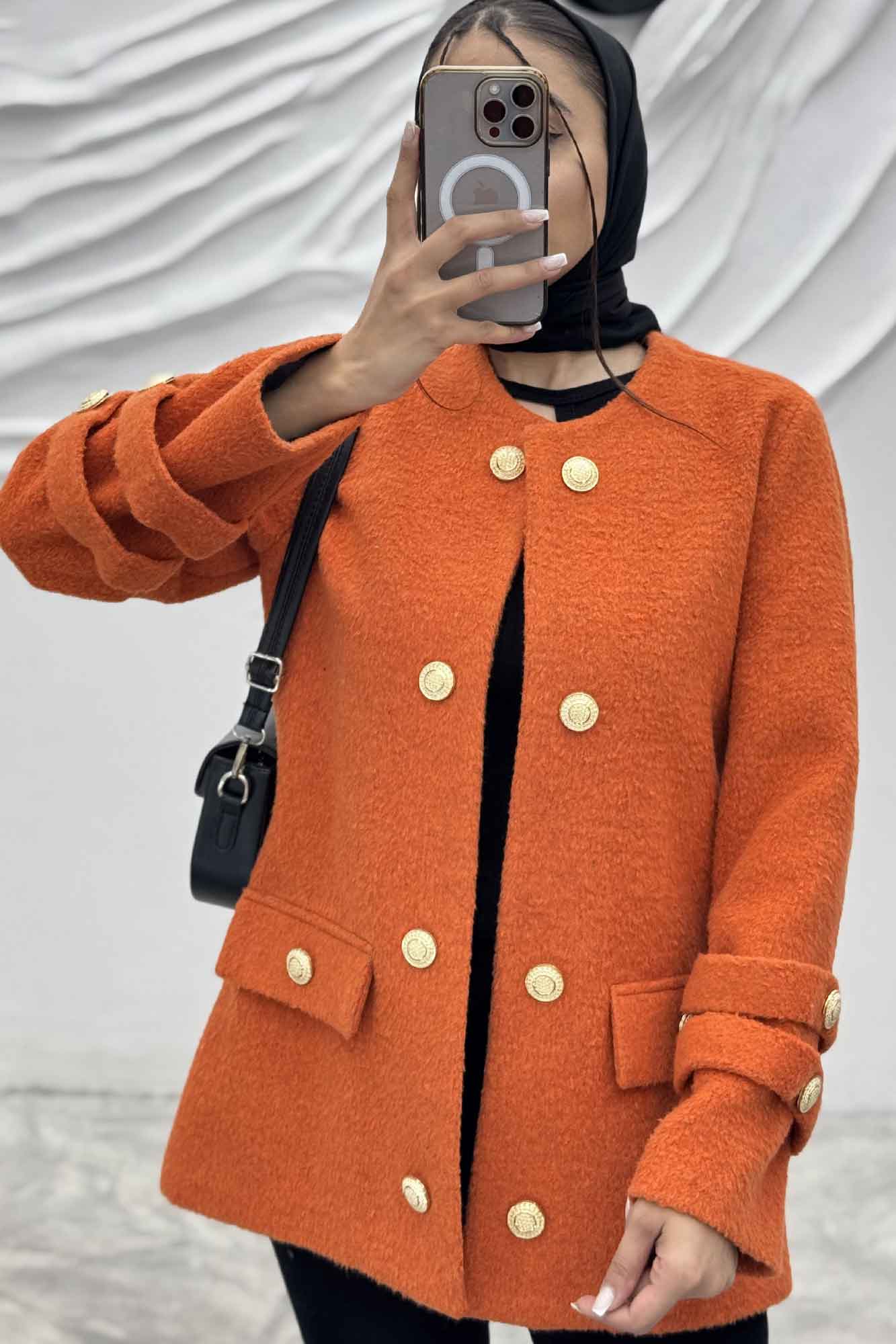 کت فوتر آستر دار آستین طنابی