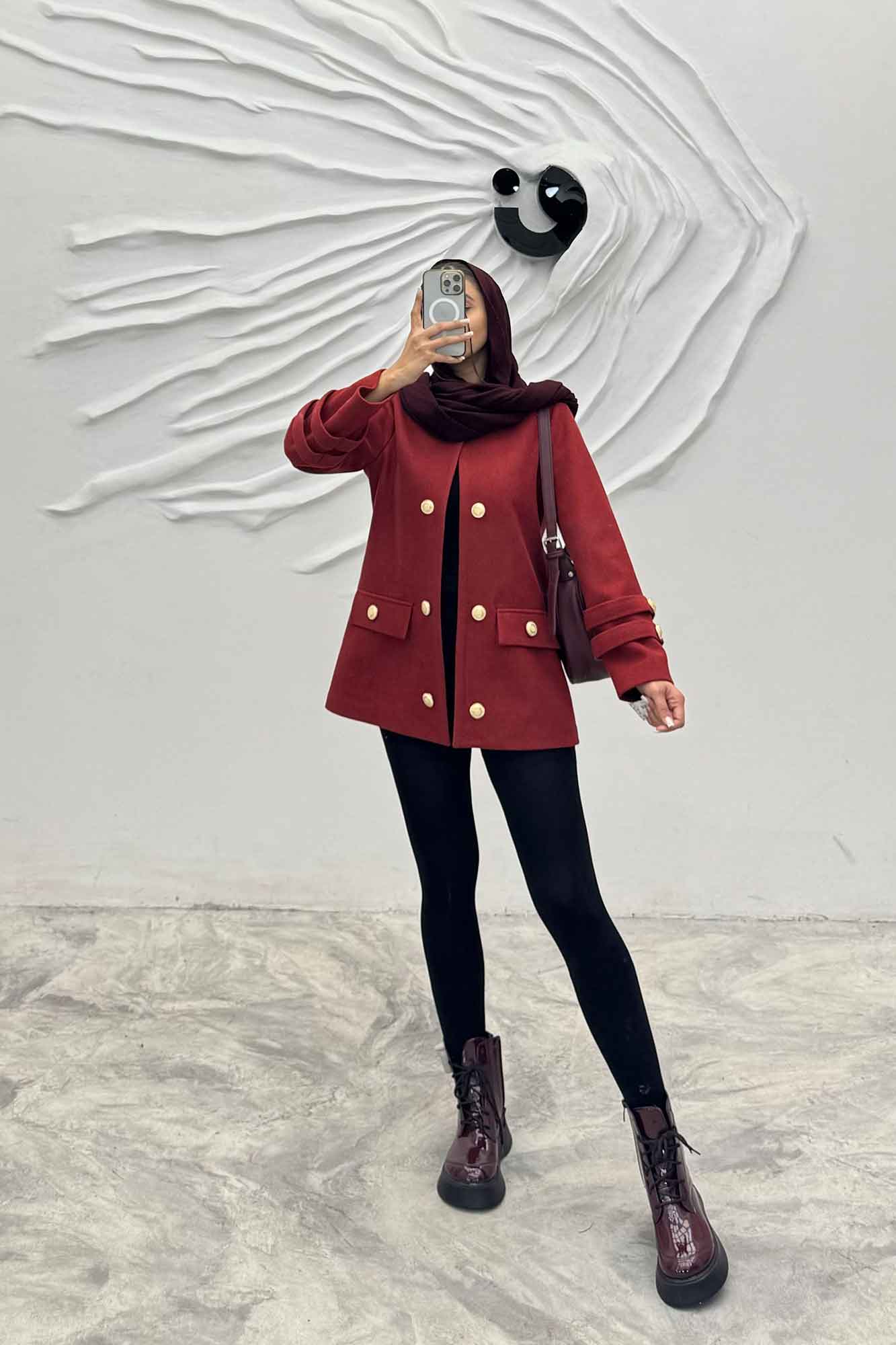 کت فوتر آستر دار آستین طنابی