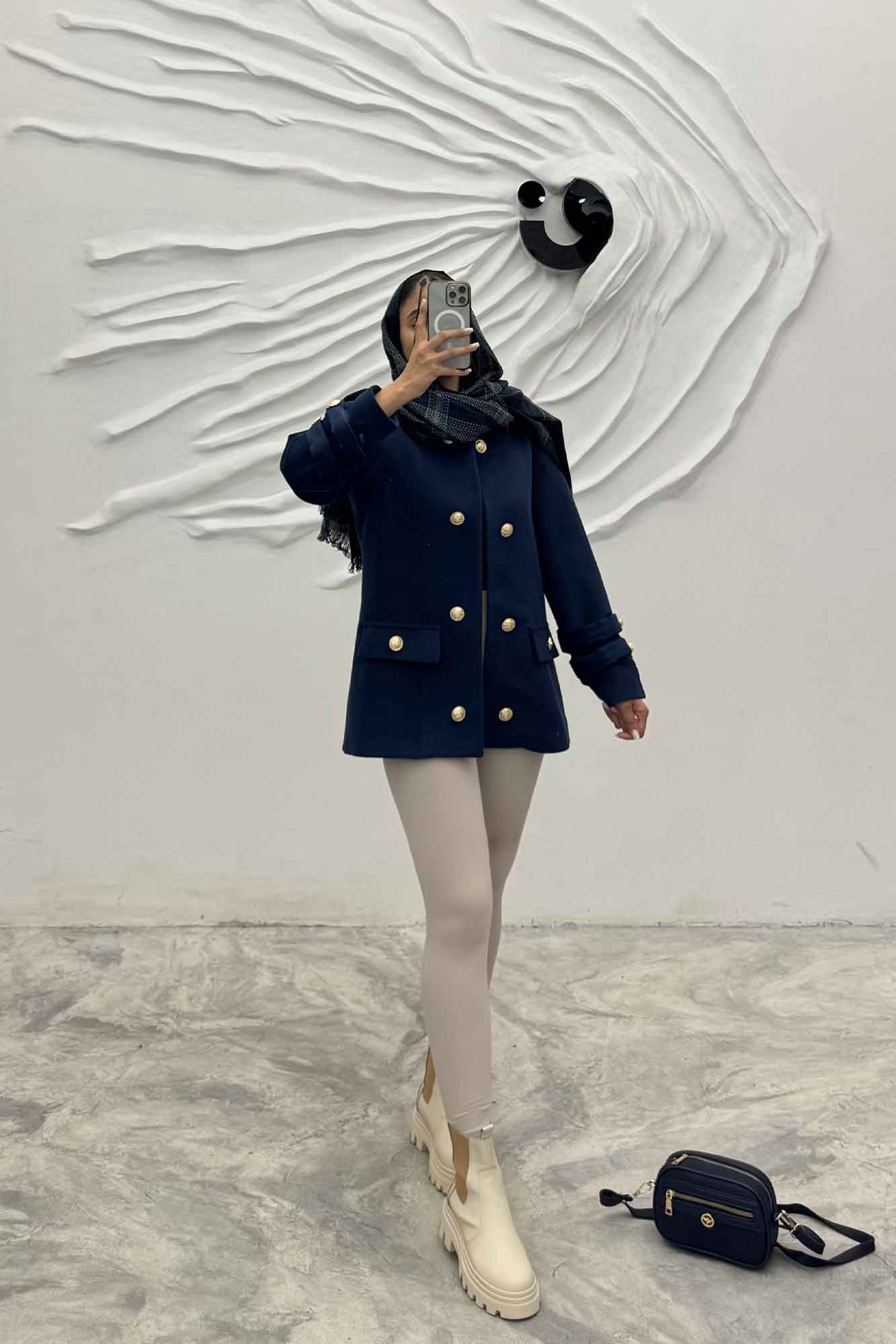 کت فوتر آستر دار آستین طنابی