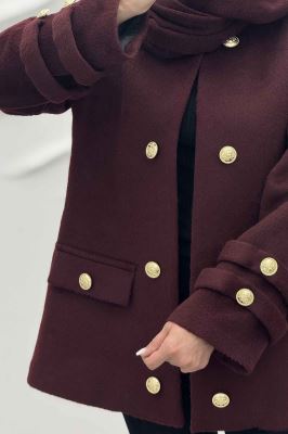 کت فوتر آستر دار آستین طنابی