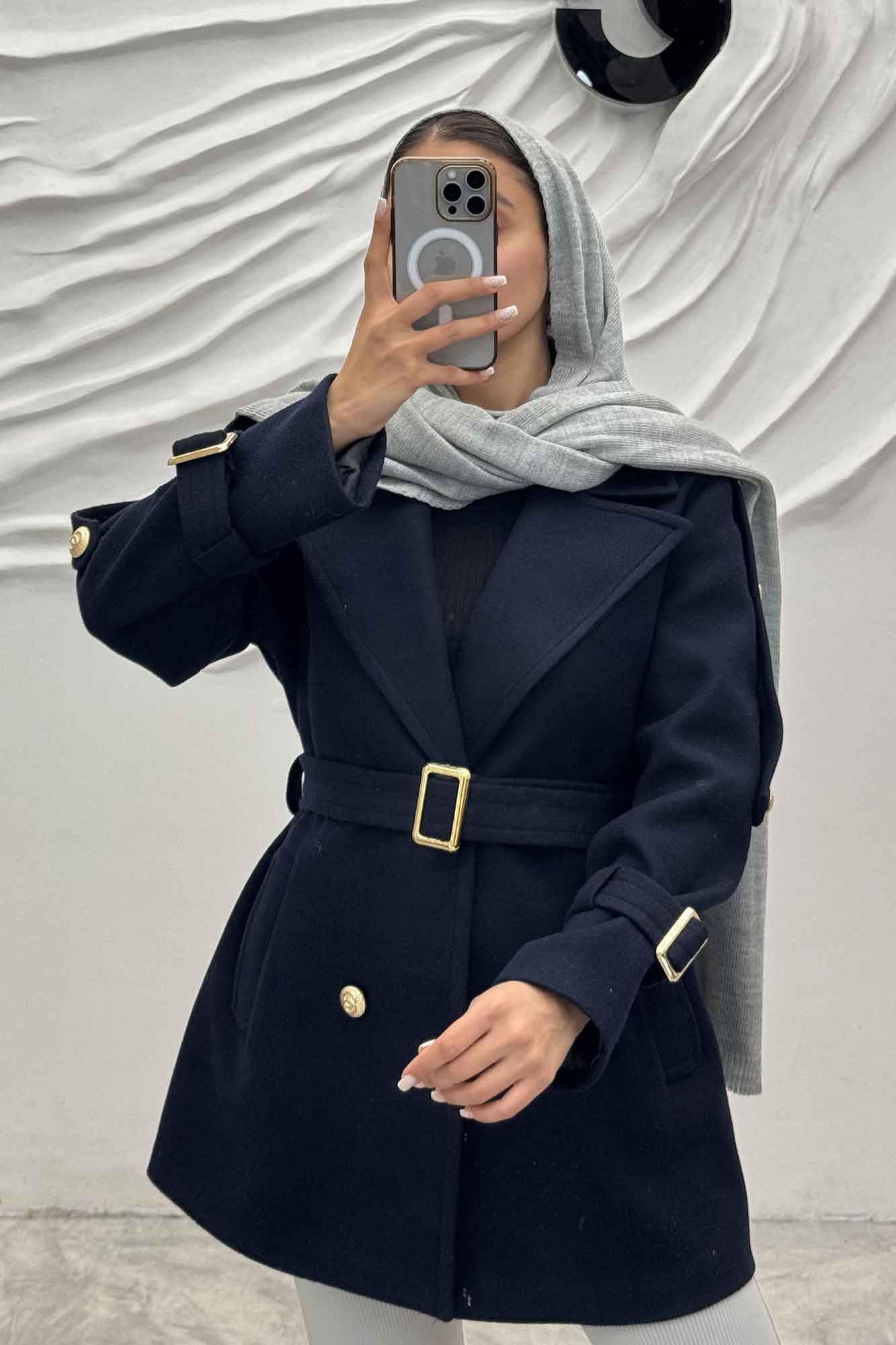 کت فوتر آستر دار چهار دکمه