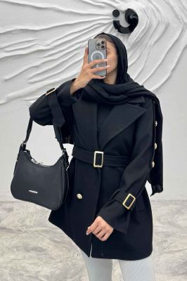 کت فوتر آستر دار چهار دکمه