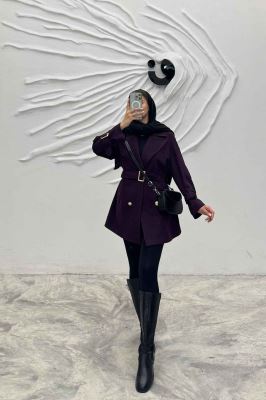 کت فوتر آستر دار چهار دکمه