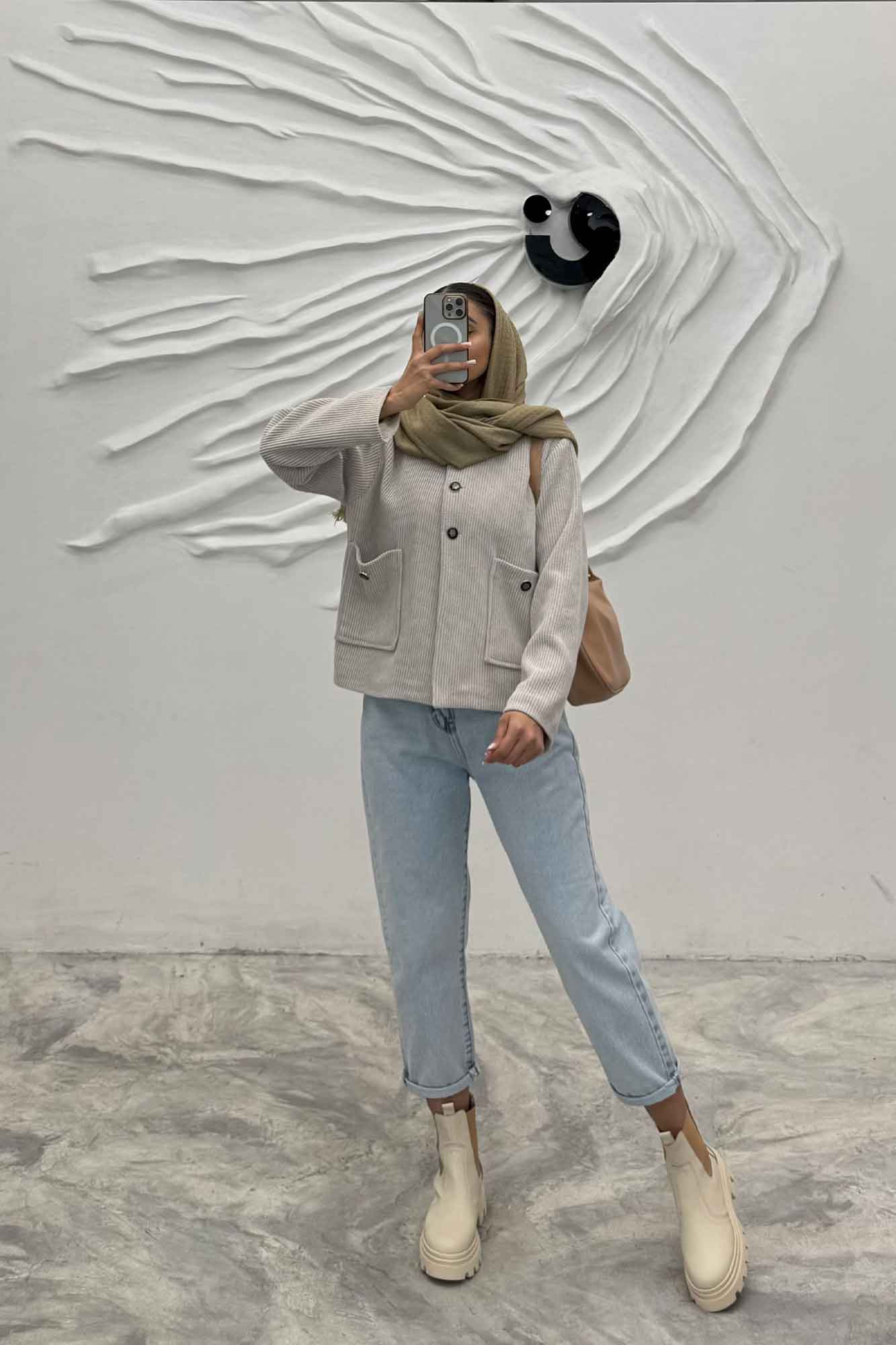 کت لمزور بیسکویتی یقه سه سانت آلیس