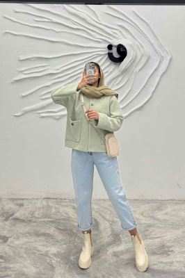 کت لمزور بیسکویتی یقه سه سانت آلیس