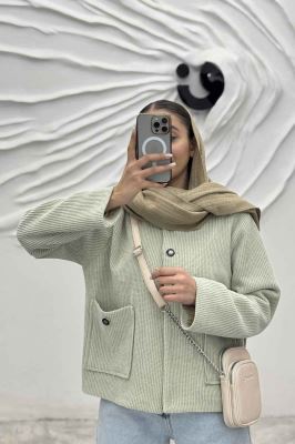 کت لمزور بیسکویتی یقه سه سانت آلیس