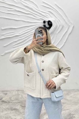 کت لمزور یقه سه سانت سه دکمه ZOYI