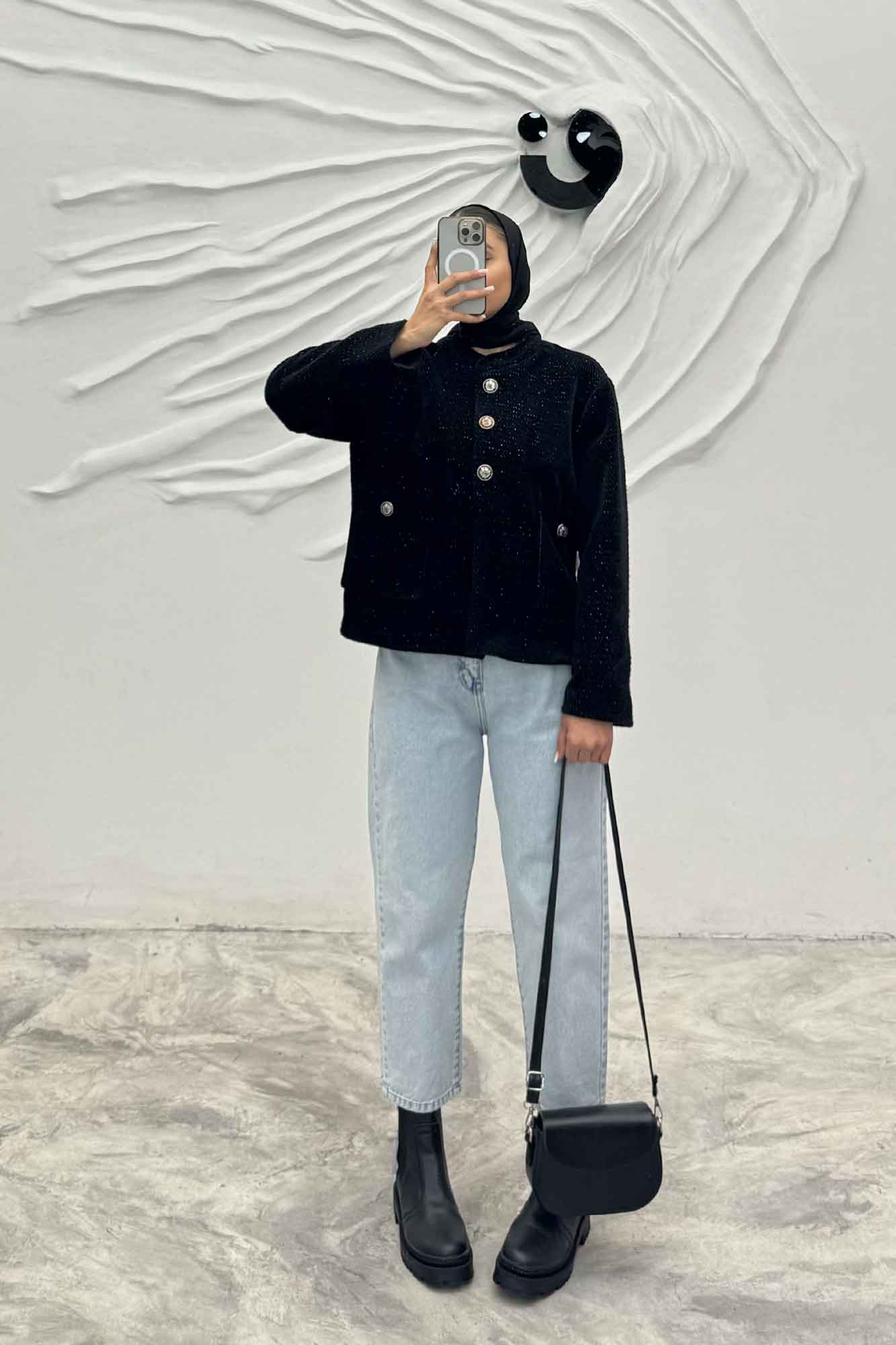 کت لمزور یقه سه سانت سه دکمه ZOYI