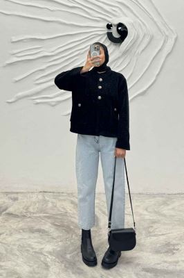 کت لمزور یقه سه سانت سه دکمه ZOYI