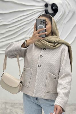 کت لمزور یقه سه سانت سه دکمه ZOYI