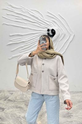 کت لمزور یقه سه سانت سه دکمه ZOYI