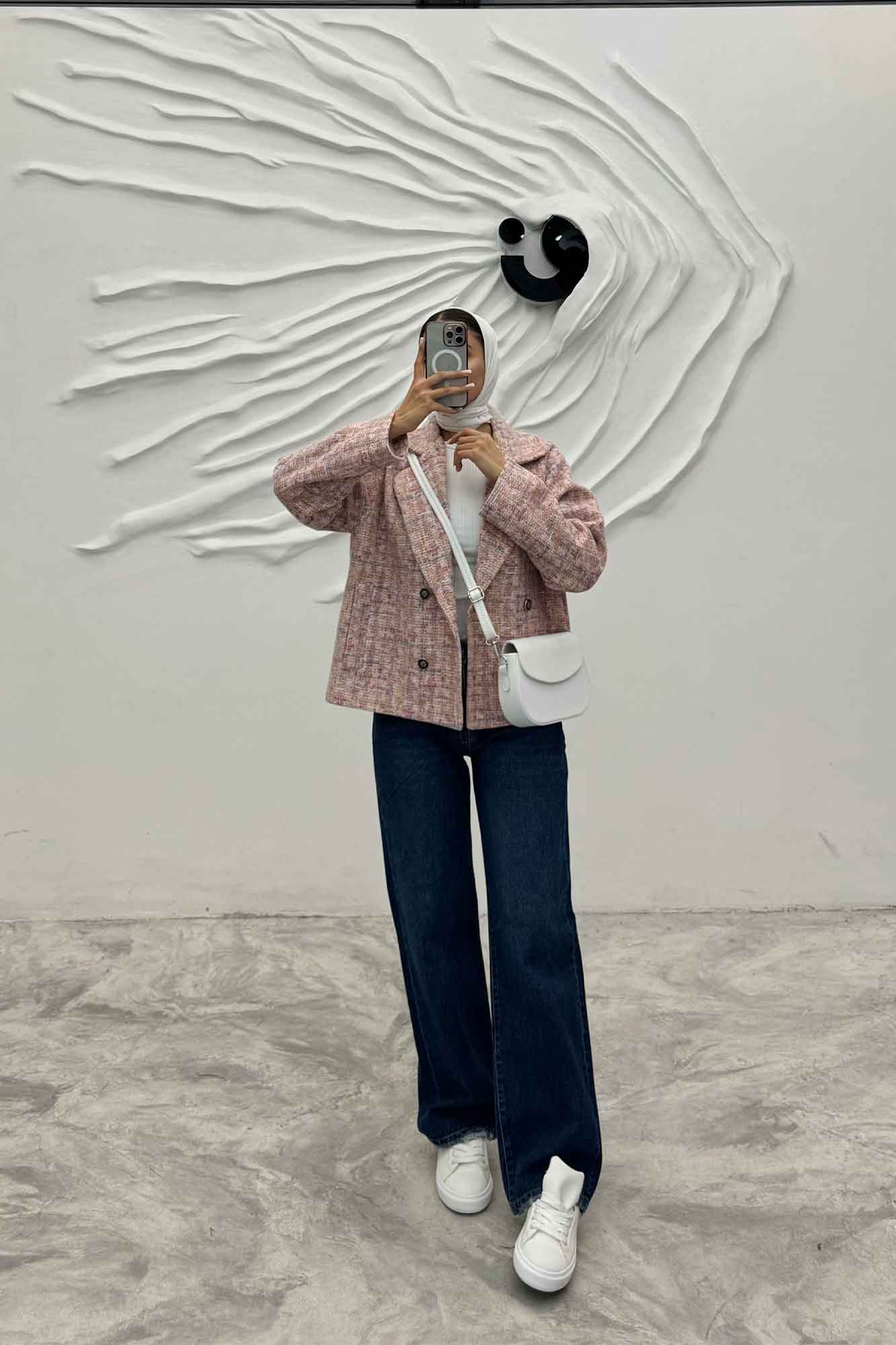 کت چهار دکمه لمزور آبرنگی پری