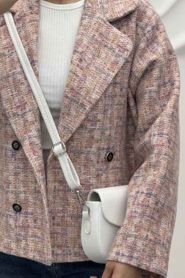 کت چهار دکمه لمزور آبرنگی پری