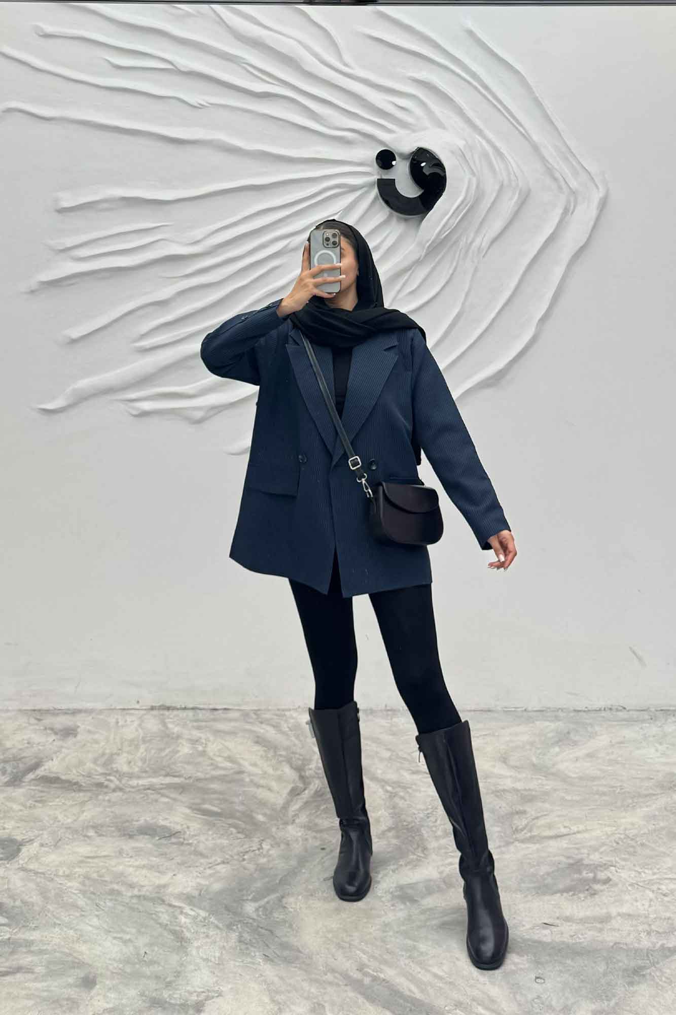 مانتو پاییزه آستردار دیپلمات دو دکمه