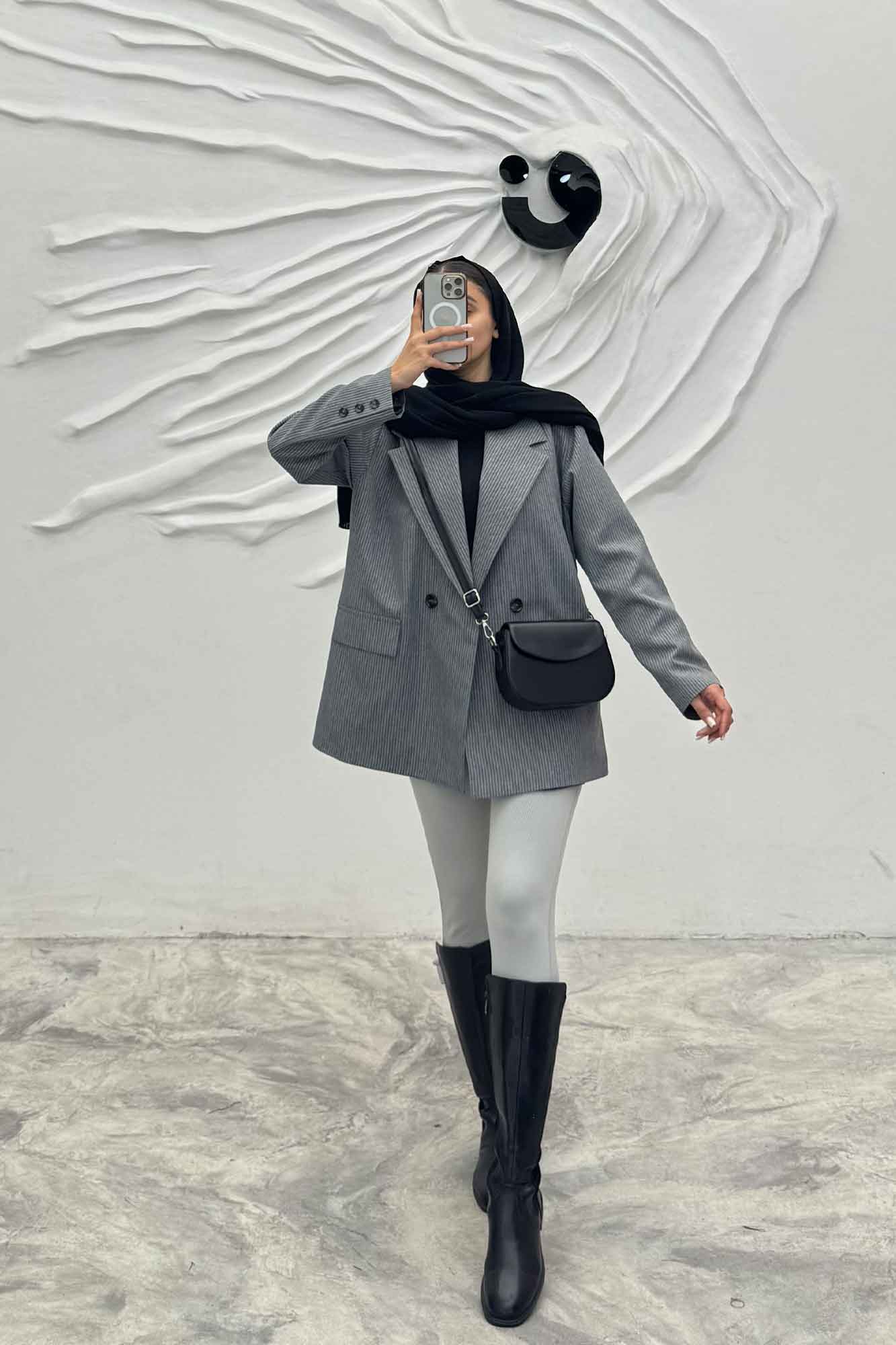 مانتو پاییزه آستردار دیپلمات دو دکمه