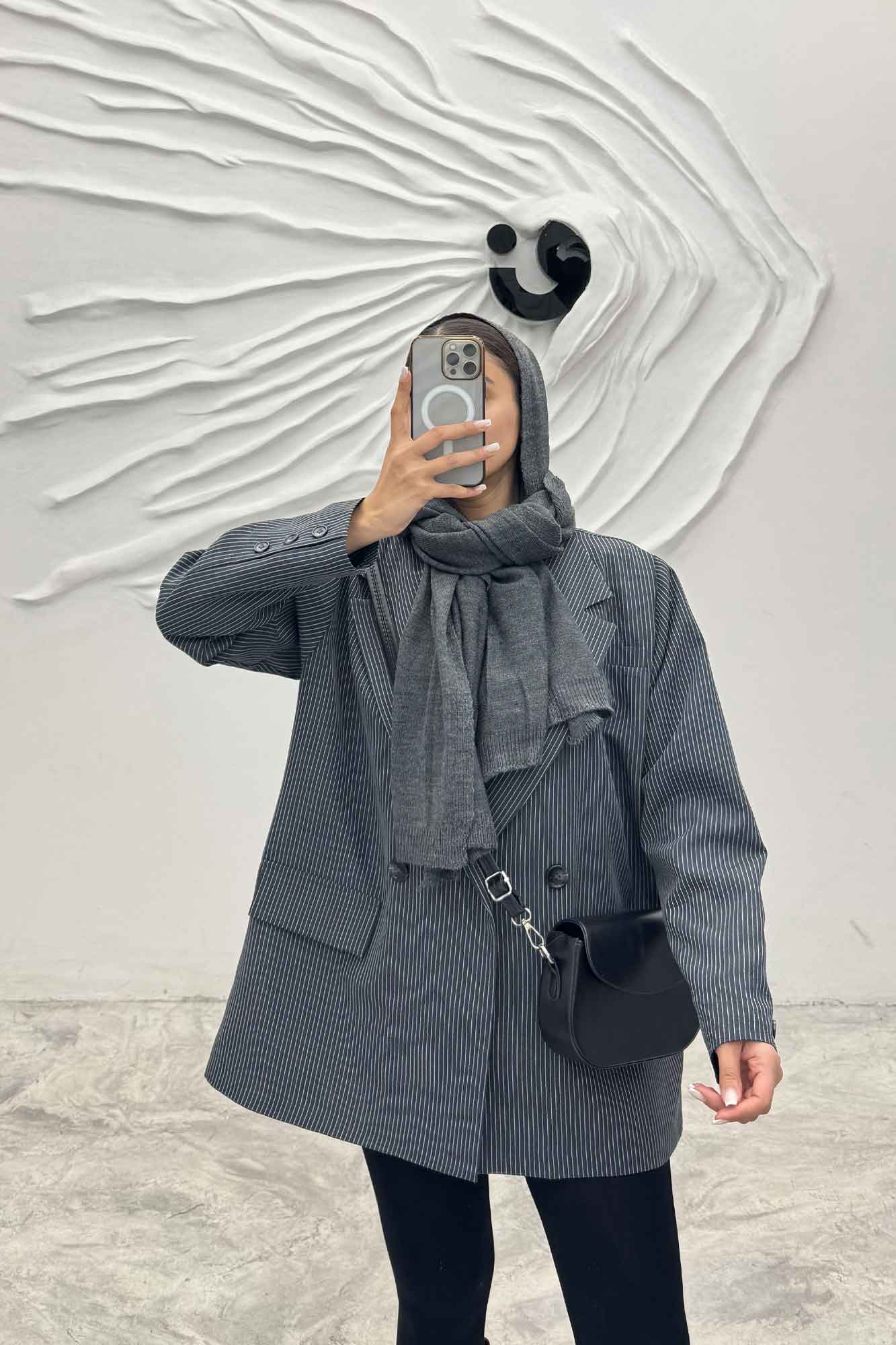 مانتو پاییزه آستردار دیپلمات دو دکمه