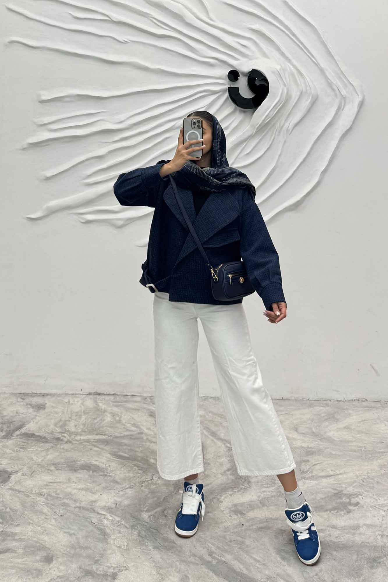 کت تک جیب پاکتی پایین سگک توییت پشمی