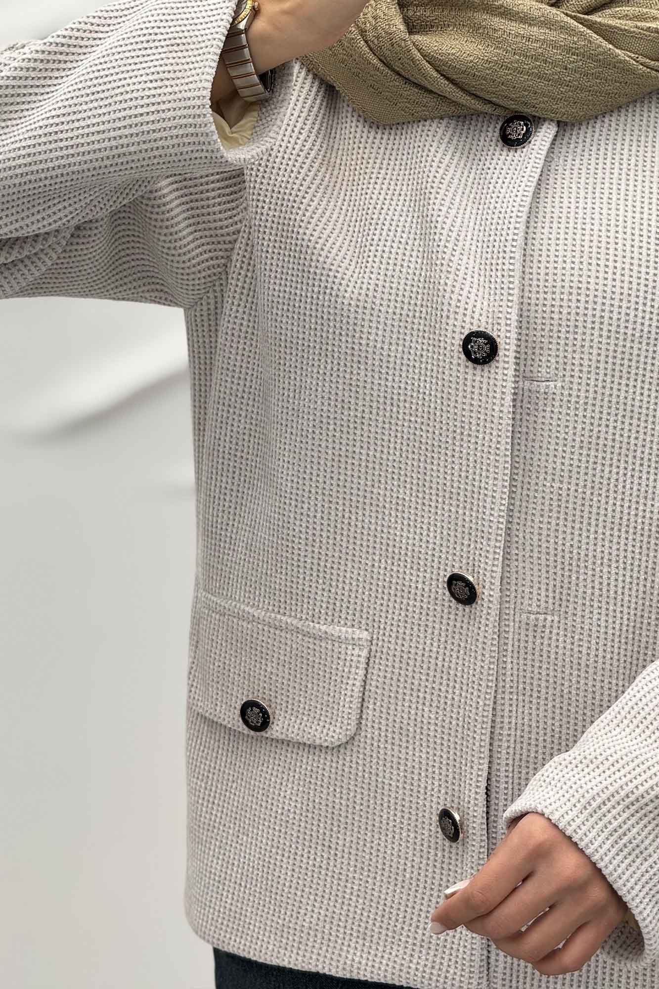 کت لمزور بیسکویتی آستردار یقه گرد مرسا