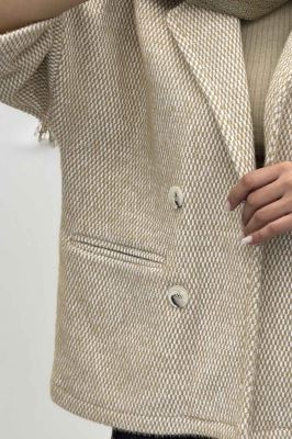 کت آستین سه رب لمزور آستردار 4 دکمه