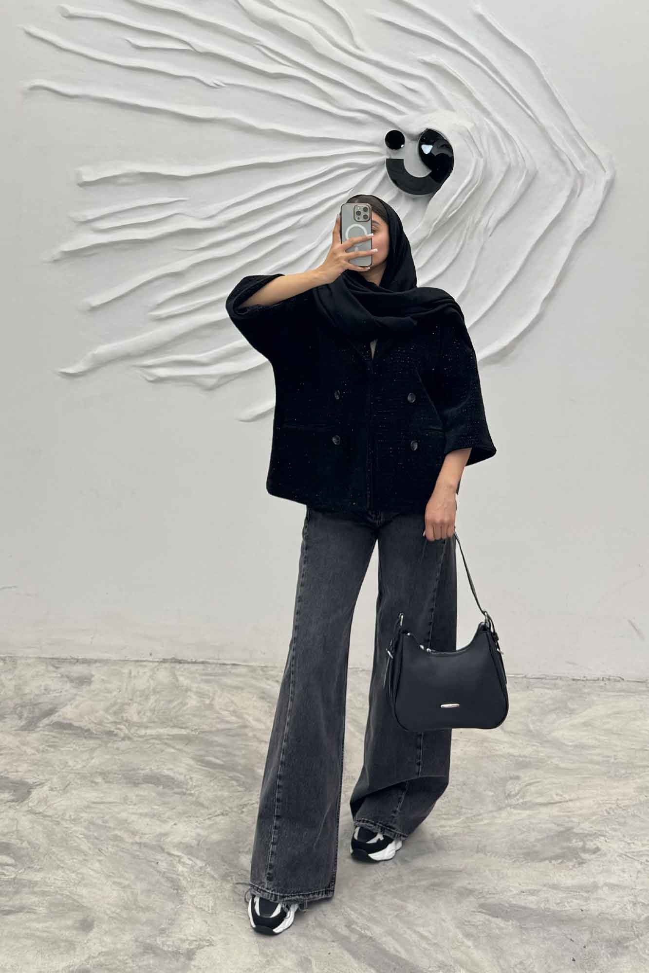 کت آستین سه رب لمزور آستردار 4 دکمه