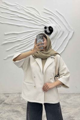 کت آستین سه رب لمزور آستردار 4 دکمه