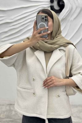 کت آستین سه رب لمزور آستردار 4 دکمه