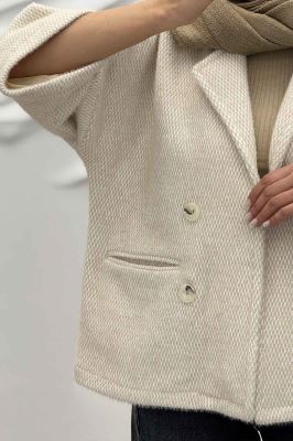 کت آستین سه رب لمزور آستردار 4 دکمه